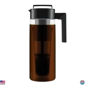 B07c36hvwk Takeya Cold Brew Coffee Maker - 2 Quart Airtight Pitcher Bpa-free Leak-free Lid