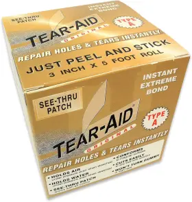 Tear-aid 699337142653 Fabric Repair Kit Type A 1 Pack Roll Of