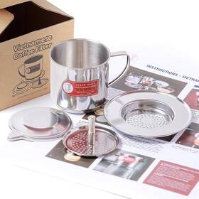 Thang Long 692764447186 Vietnamese Coffee Filter Maker Press. Screw Down Phin Made In Vietnam. Authen