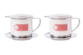 Thang Long 692764447193 Vietnamese Coffee Filter Maker Medium 8 Oz Stainless Steel