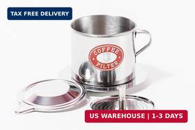Thang Long 760842151154 Vietnamese Coffee Filter Press. Screw Down Insert. Dripper Mechanism. Made In Vi