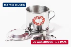 Thang Long 760842151154 Vietnamese Coffee Filter Press. Screw Down Insert. Dripper Mechanism. Made In Vi
