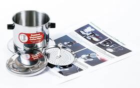 Thang Long Synchkg087180 Vietnamese Drip Coffee Maker Filter. Single Cup Small 6 Oz Stainless Steel