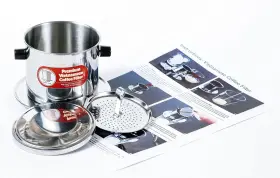 Synchkg087180 Thang Long Vietnamese Drip Coffee Maker Filter. Single Cup Small 6 Oz Stainless Steel