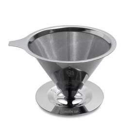 The London Sip 313105163137 1-4-cup Stainless Steel Coffee Dripper