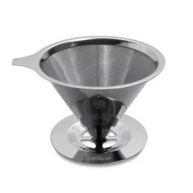 The London Sip 445009677687 1-4-cup Stainless Steel Coffee Dripper