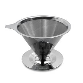 The London Sip 850039553233 1-4-cup Stainless Steel Coffee Dripper