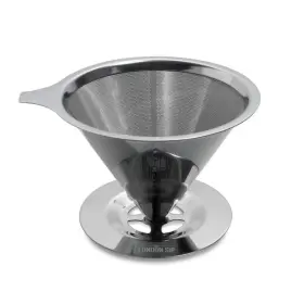 The London Sip 850039553233 1-4-cup Stainless Steel Coffee Dripper
