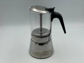 The London Sip Em9g Glass And Stainless Steel Stovetop Espresso Maker