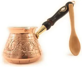 The Silk Road Trade 689530954238 - Aci Series Small Thickest Solid Engraved Copper Turkis