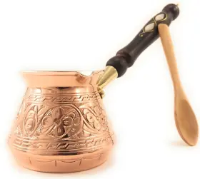Medium13 The Silk Road Trade 689530954245 Aci Series Fl Oz Thickest Solid Engraved Copper Turkish Greek Arabic