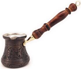The Silk Road Trade 689530954931 Pca Series Small-6fl.oz - Thickest Solid Engraved Antique Copper Turkish Gr