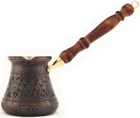 The Silk Road Trade 689530954948 Pca Series Large-14fl.oz - Thickest Solid Engraved Antique Copper Turkish G
