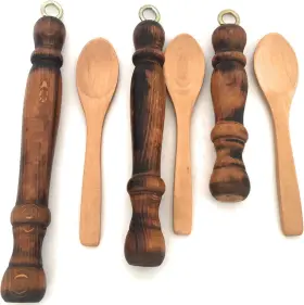 The Silk Road Trade 744110500554 Replacement Wooden Handle For Copper Coffee Pot Teapots Cezve Jezve Jazzve