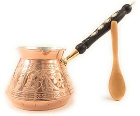 The Silk Road Trade 822445815250 Aci Series Xx-large - Thickest Solid Hammered And Engraved Copper Turkish G