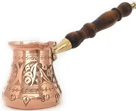 The Silk Road Trade 822445815267 Pc Series Small- 6 Fl Oz - Thickest Solid Copper Engraved Turkish Greek Arabi