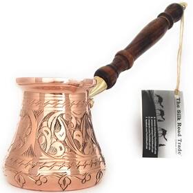 The Silk Road Trade 822445815274 Pc Series Large 14 Fl Oz Thickest Solid Copper Engraved Turkish Greek Arabic C