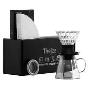 Thejze Tpo-001 Switch Immersion Dripper Pour Over Coffee Maker -600ml/20oz High Borosilicate