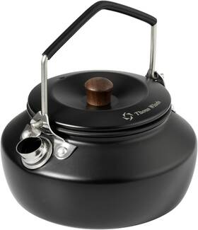 Thous Winds Tw3068-b 0.6 Liter Lightweight Stainless Steel Camping Kettle Quarts Black