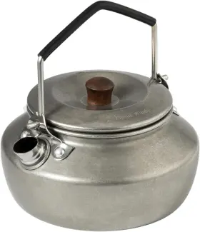 Tw3068-v Thous Winds 0.6 Liter Lightweight Stainless Steel Camping Kettle Quarts Retro Silver