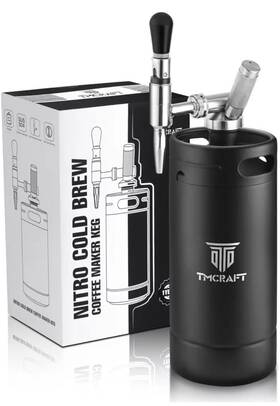 Tmcraft Tm-coffee128 128oz Nitro Cold Brew Coffee Maker With Stainless Steel Faucet And Valve