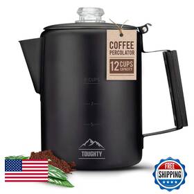 Toughty B0dl6jyr4c Yosemite Percolator Coffee Pot Classic Stovetop Maker For