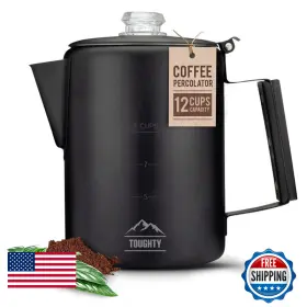 B0dl6jyr4c Toughty Yosemite Percolator Coffee Pot Classic Stovetop Maker For