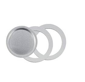 Tredoni Ff41 2 Silicone Seals/rings Filter -replacement- Size 10 Cup Stainless Ste