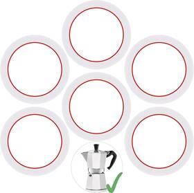 Triplinger 701599835652 Upgraded Sealing Gasket For Bialetti Moka Express 3 Cups Iconic Stovetop Espre