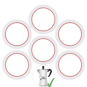 Tpl-m12-me9 Triplinger Upgraded Sealing Gasket For Bialetti 9 Cups Moka Express/moka Induction