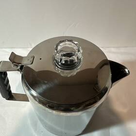 Uniware 2504-6 Coffee Pot Stainless Steel Capsuled Bottom 6 Cups
