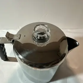 2504-6 Uniware Coffee Pot Stainless Steel Capsuled Bottom 6 Cups