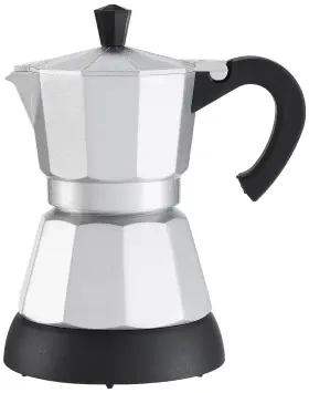 Uniware 608106895126 3 Cup Professional Electric Espresso/moka Coffee Maker