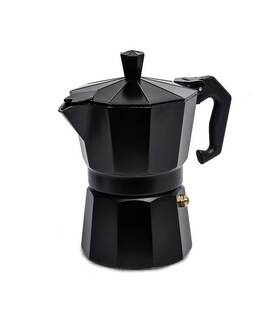Uniware 9511-3b Aluminum Vintage Espresso Stovetop Coffee Maker 3-cup Black K-cup Pod