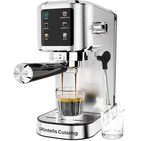 Urintells Cuising 5110 Espresso Machine 20 Bar Touchscreen 12.1 Inch D X 5.7 W 11.8 H Silver