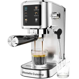 5110 Urintells Cuising Espresso Machine 20 Bar Touchscreen 12.1 Inch D X 5.7 W 11.8 H Silver