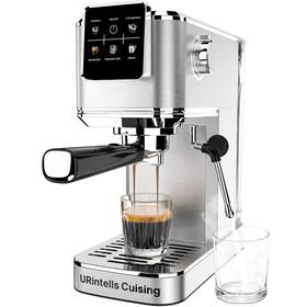 Urintells Cuising 5210 Espresso Machine 20 12.48 Inch D X 6.14 W 12.59 H A-silver