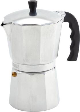 Usa 445047711701 Aluminum Stovetop 6-cup Espresso Maker B120-43v Silver