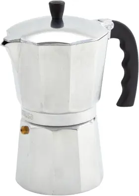 B120-45v Usa 12cup Cast Aluminum Stovetop Coffeemaker
