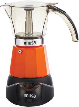 Usa Gau-18237 6 Or 3cup Electric Espresso Maker Orange