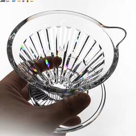 Usa-viralfinds 313104669630 Pctg Crystal Eye Dripper Coffee Pour Over Maker Conical Fi
