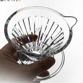 Usa-viralfinds 313104669630 Pctg Crystal Eye Dripper Coffee Pour Over Maker Conical Fi