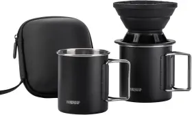 Gsk69-s Vandroop Portable Pour Over Coffee Maker Set Collapsible Silicone Drippe