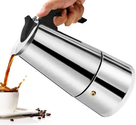 Vaolvpant 313093955974 6 Cup Moka Pot Percolator Italian Coffee Maker 300ml Stovetop Espresso Mocha