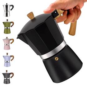 Vaolvpant B0dk157c37 9 Cup Aluminum Moka Pot Classic Stovetop Espresso Coffee Maker 450ml