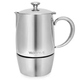Veohome 760289370320 Stovetop Espresso Coffee Maker - Multi-stove Stainless Steel Induction Moka P