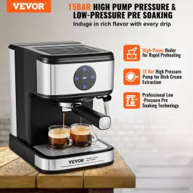 Vevor 197988199618 Espresso Machine - Professional Semi-automatic Coffee And Maker