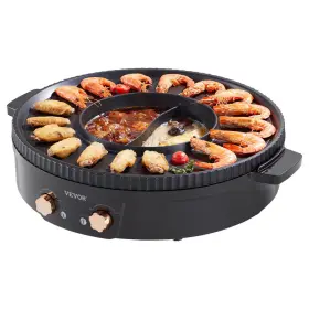 B0f63rxcbx Vevor Hot Pot Grill 1800w 2-in-1 Electric Smokeless And Korean