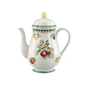 Villeroy & Boch 450102344819 French Garden Fleurence Coffeepot 42.25 Oz Premium Porcelain White/multico