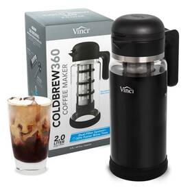 Vinci E23170 Cold Brew 360 Glass Coffee Maker Featuring Patented Dual Filter 36